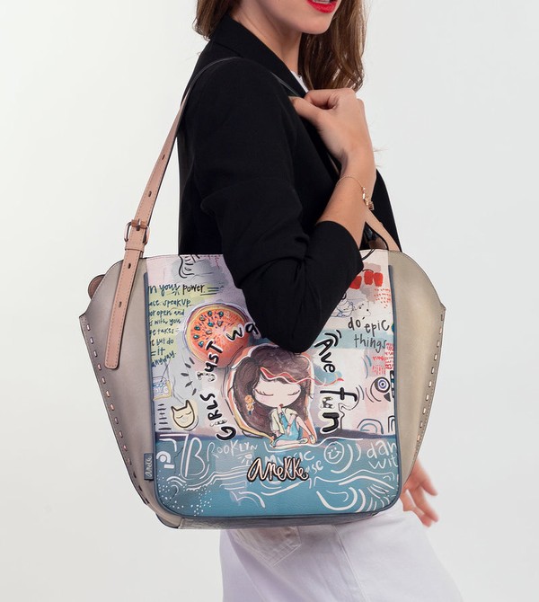 Geanta De Umar Anekke Fun & Music Oval Shopper | EKBGWT-467