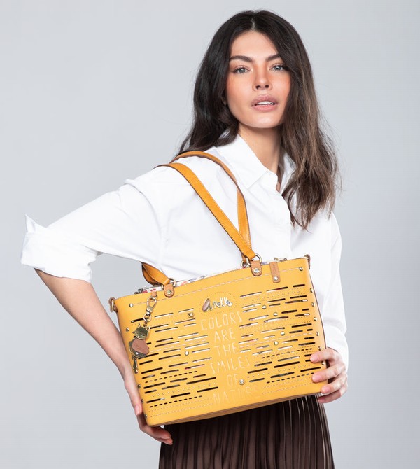Geanta De Umar Anekke Nature Pachamama Ochre Large | SENMIA-421
