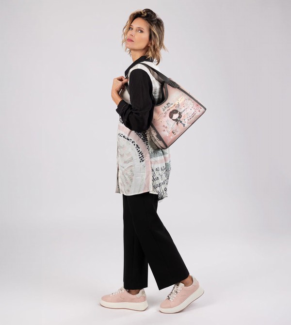 Geanta De Umar Anekke Peace & Love Pink | CSIRPD-231