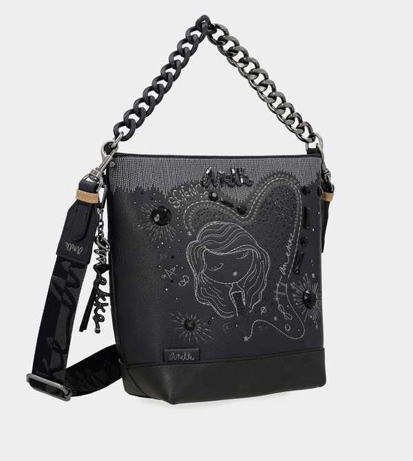 Geanta De Umar Anekke Studio Navy Blue Medium | WIEQOT-197