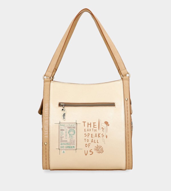 Geanta Tote Anekke Nature Pachamama Golden | AVELYF-782