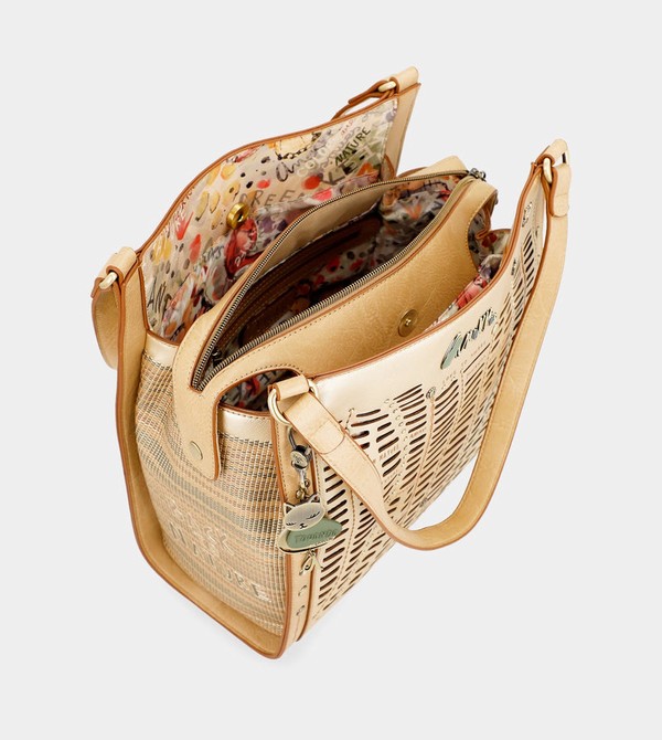 Geanta Tote Anekke Nature Pachamama Golden | AVELYF-782