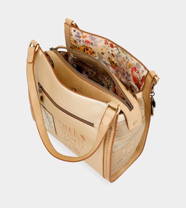 Geanta Tote Anekke Nature Pachamama Golden | AVELYF-782