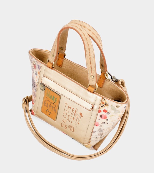 Geanta Tote Anekke Nature Pachamama Golden | FVHIWQ-248