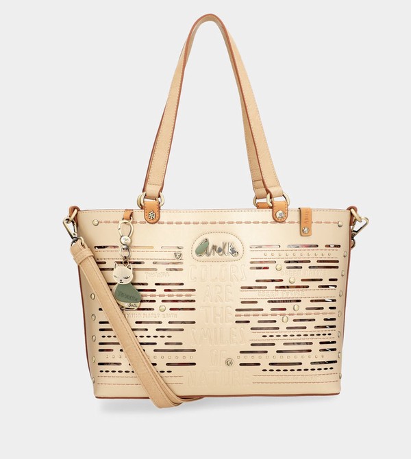 Geanta Tote Anekke Nature Pachamama Large Golden | EWHKXR-538