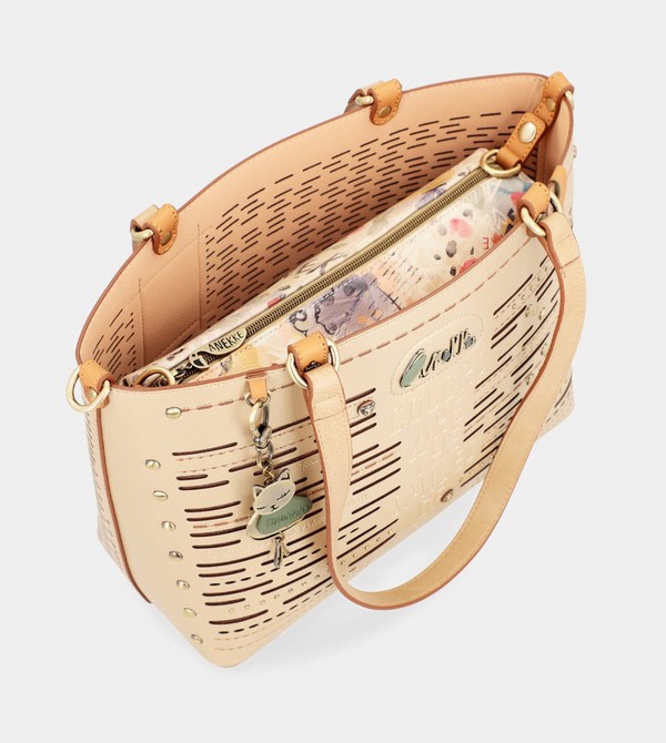 Geanta Tote Anekke Nature Pachamama Large Golden | EWHKXR-538