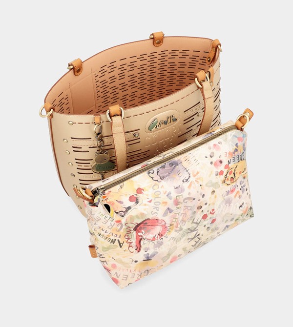 Geanta Tote Anekke Nature Pachamama Large Golden | EWHKXR-538