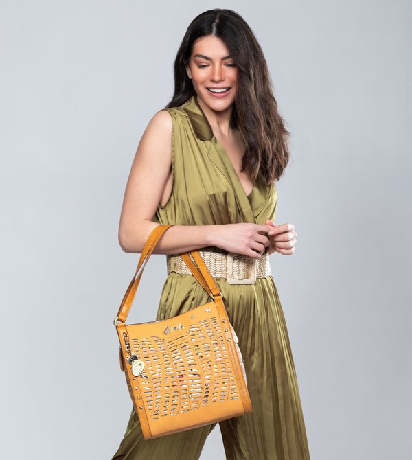Geanta Tote Anekke Nature Pachamama Ochre | RJLWGV-532