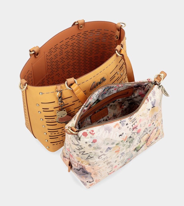 Geanta Tote Anekke Nature Pachamama Ochre Large | XNQEKD-349