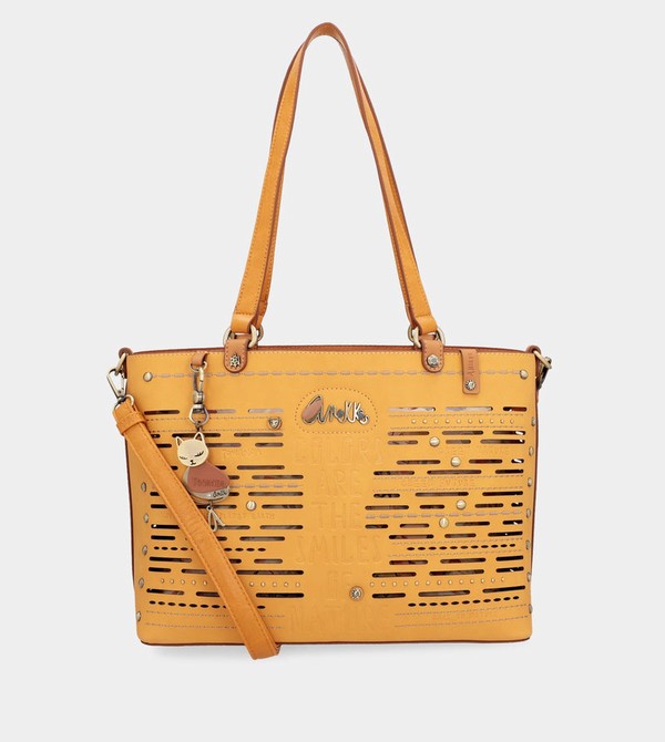 Geanta Tote Anekke Nature Pachamama Ochre Large | XNQEKD-349