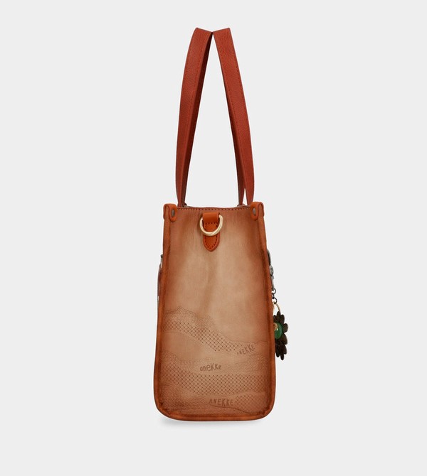 Geanta Tote Anekke Peace & Love Camel | XFLPYC-708