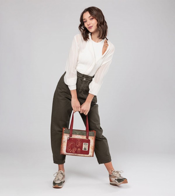 Geanta Tote Anekke Peace & Love Camel | XFLPYC-708