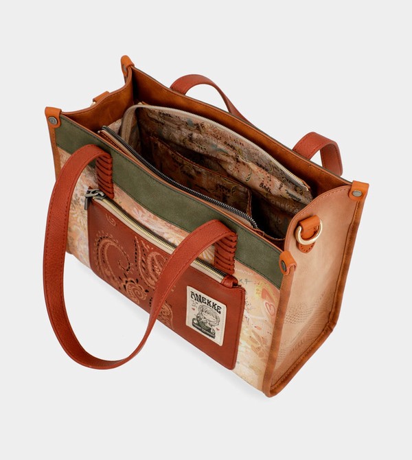 Geanta Tote Anekke Peace & Love Camel | XFLPYC-708