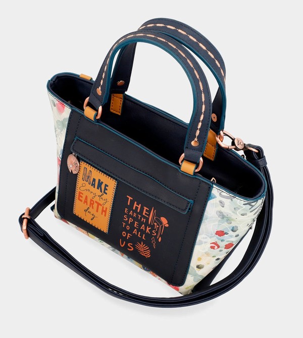 Geanta de Mana Anekke Nature Pachamama Navy Blue | AOLXNS-403