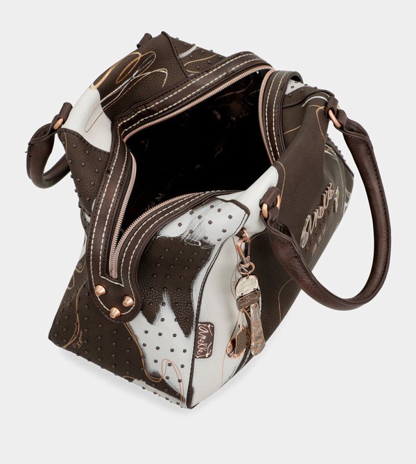 Geanta de Mana Anekke Nature Shodō Brown 2-handle | UDPEOB-473