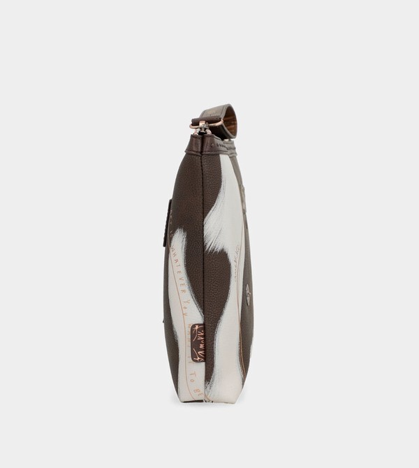 Geanta de Mana Anekke Nature Shodō Brown Clutch | BZRSDL-148