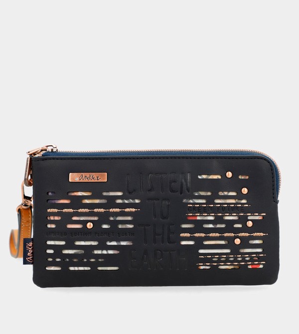 Geanta de Mana Anekke Navy Blue Rfid Nature Pachamama | EAIKXY-693