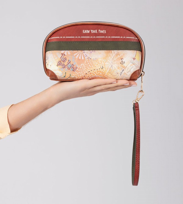 Geanta de Mana Anekke Peace & Love Camel Rfid Holdall | VQDWOG-902