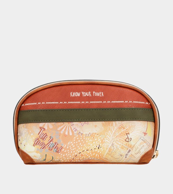 Geanta de Mana Anekke Peace & Love Camel Rfid Holdall | VQDWOG-902