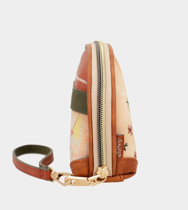 Geanta de Mana Anekke Peace & Love Camel Rfid Holdall | VQDWOG-902