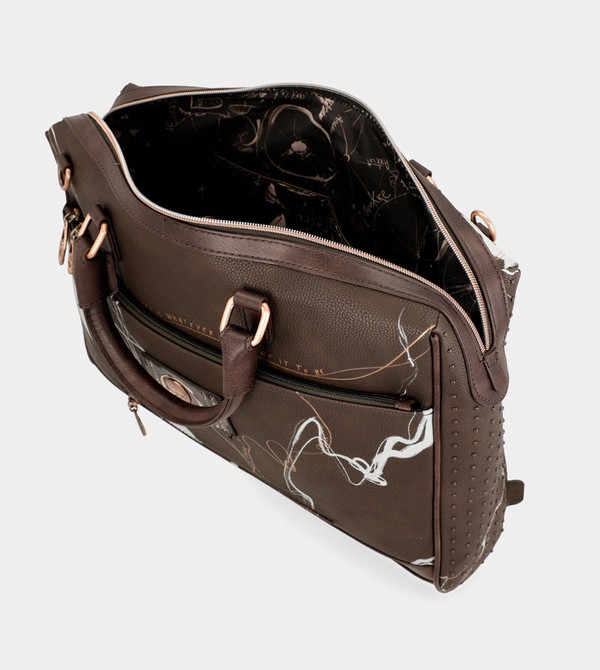 Genți Pentru Documente Anekke Brown Briefcase Nature Shodō | IDKSPY-542