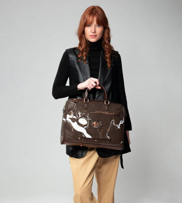 Genți Pentru Documente Anekke Brown Briefcase Nature Shodō | IDKSPY-542