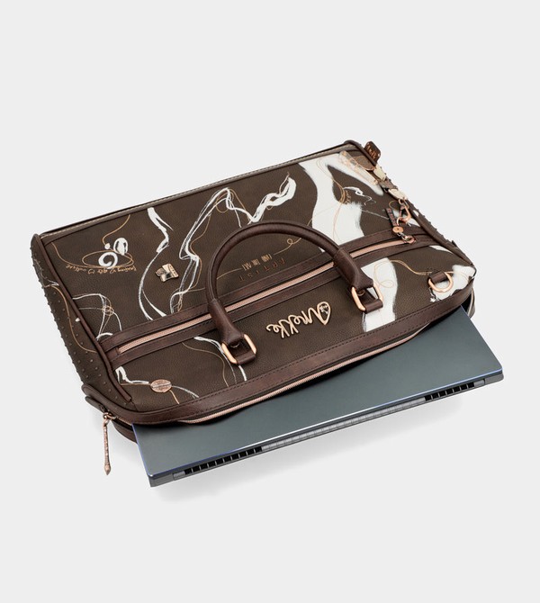 Genți Pentru Documente Anekke Brown Briefcase Nature Shodō | IDKSPY-542