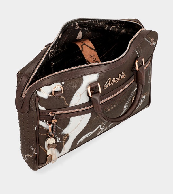 Genți Pentru Documente Anekke Brown Briefcase Nature Shodō | IDKSPY-542