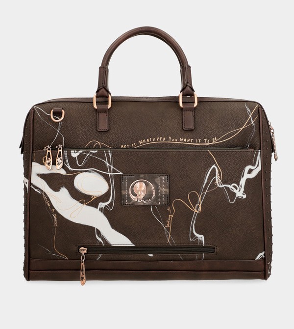 Genți Pentru Documente Anekke Brown Briefcase Nature Shodō | IDKSPY-542
