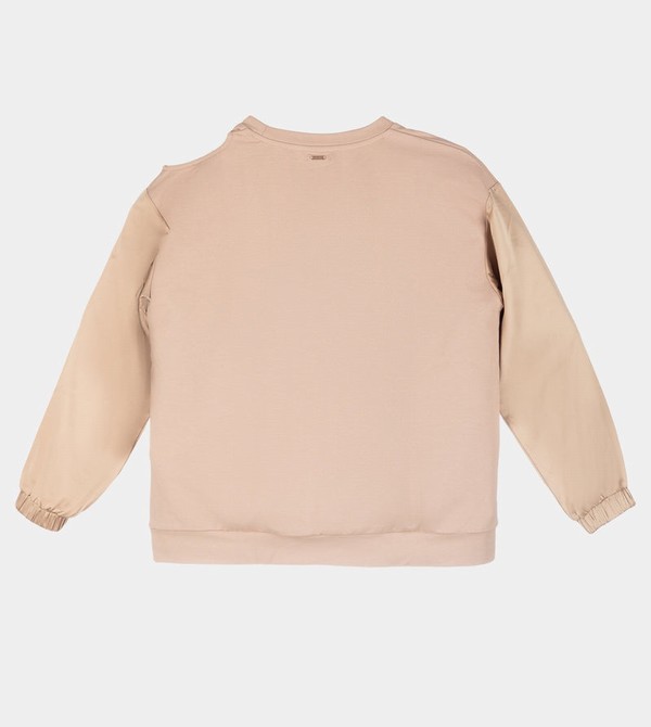 Hanorace Anekke Beige Cut-out | ZGIBKU-873