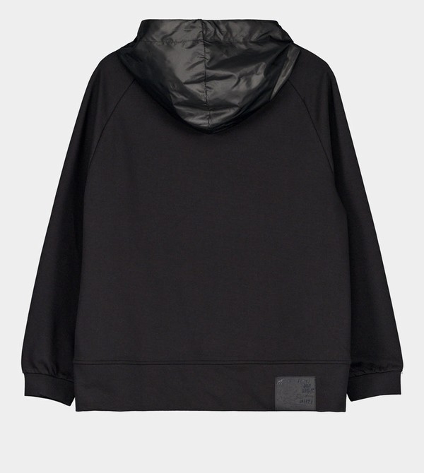 Hanorace Anekke Black Hoodie | QGMLDP-034