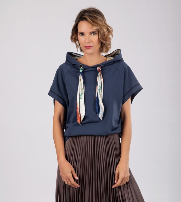 Hanorace Anekke Studio Navy Blue Sleeveless | WZLOSN-529