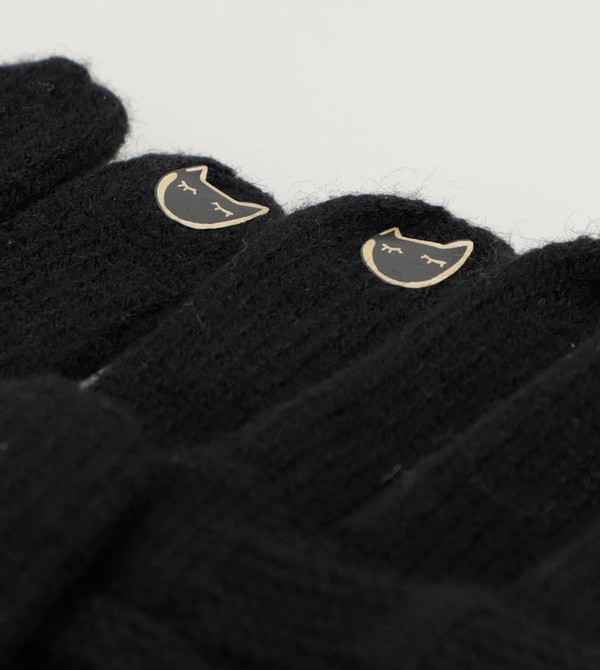 Manusi Anekke Black Knit | QAJSFM-016