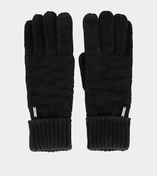 Manusi Anekke Black Knit | QAJSFM-016