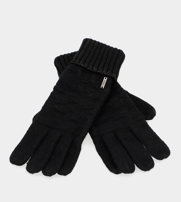 Manusi Anekke Black Knit | QAJSFM-016