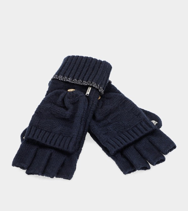 Manusi Anekke Navy Mittens | KQDIJL-718