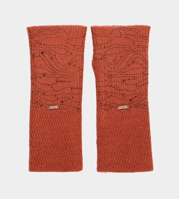 Manusi Anekke Red Knitted | SHNITA-465