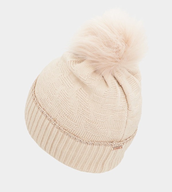 Palarie Anekke Beige Shodō Knit | XSLURY-426