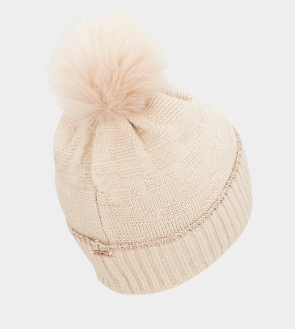 Palarie Anekke Beige Shodō Knit | XSLURY-426