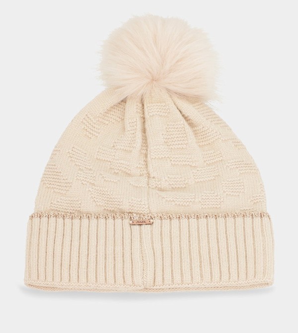 Palarie Anekke Beige Shodō Knit | XSLURY-426