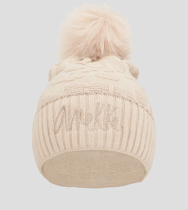 Palarie Anekke Beige Shodō Knit | XSLURY-426