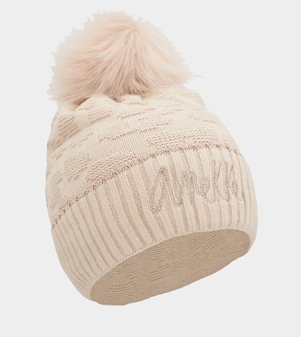 Palarie Anekke Beige Shodō Knit | XSLURY-426