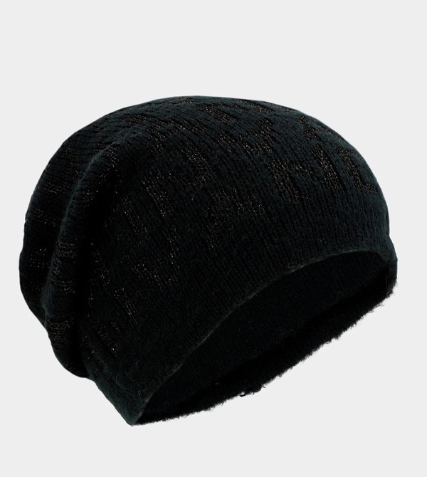 Palarie Anekke Black Contemporary Knit | LDSBXU-486