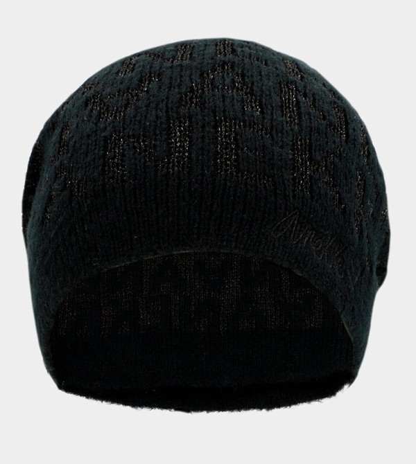Palarie Anekke Black Contemporary Knit | LDSBXU-486