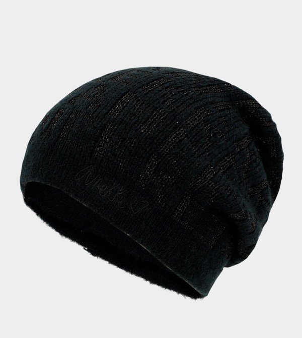 Palarie Anekke Black Contemporary Knit | LDSBXU-486