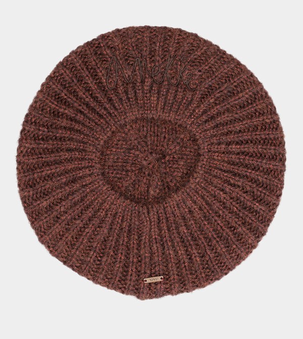 Palarie Anekke Burgundy Knitted Beret | IKUVXH-817
