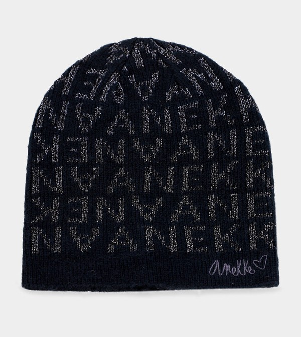 Palarie Anekke Navy Blue Contemporary Knit | SCQMPV-497