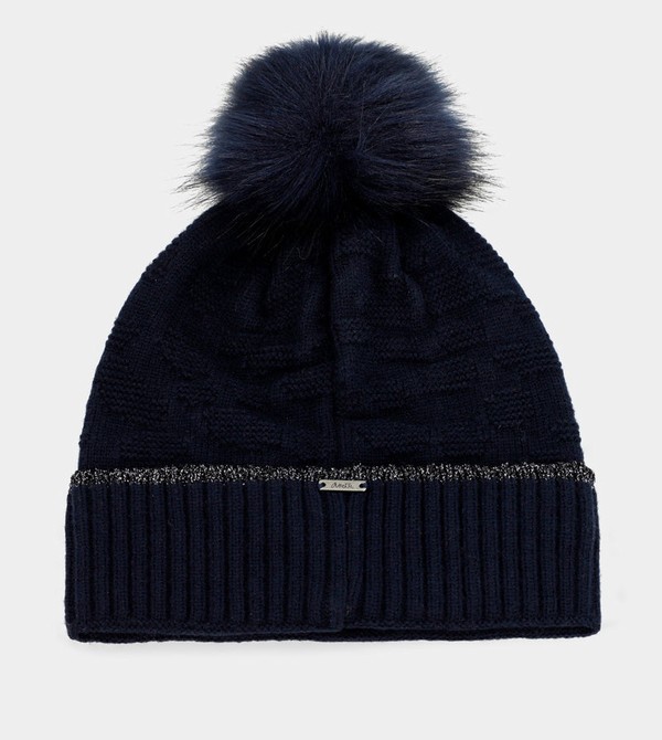 Palarie Anekke Navy Blue Shodō Knit | WNHZBS-721
