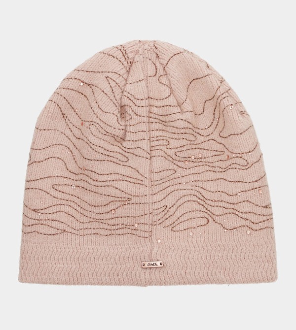 Palarie Anekke Pink Knitted Beanie | GFUXEQ-105