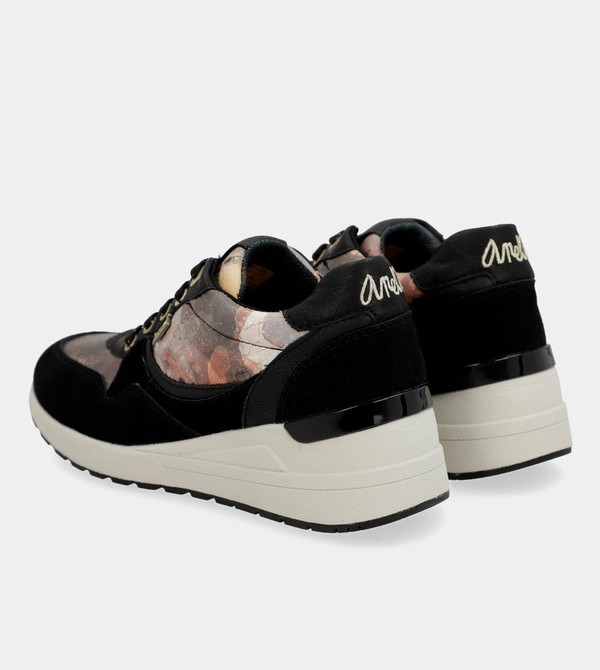 Pantofi Anekke Black Padded Sports With Wedge | APVISR-947